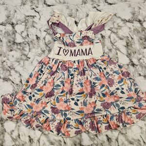 Marie‎ Nicole Girls Toddler Dress Size M (Approx 4T–5T) Milk Silk